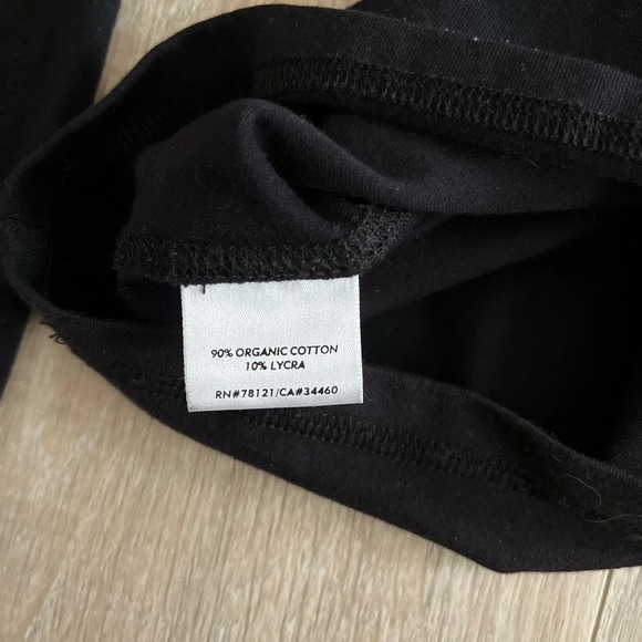 Eileen Fisher Women’s Black Cotton Lounge Pants - XS - Picture 5 of 7